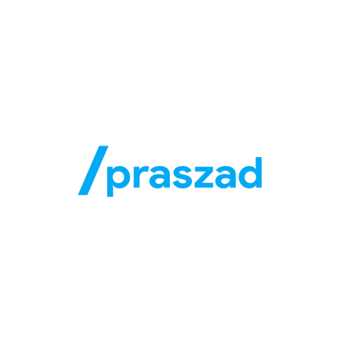 Praszad babu self made developer logo